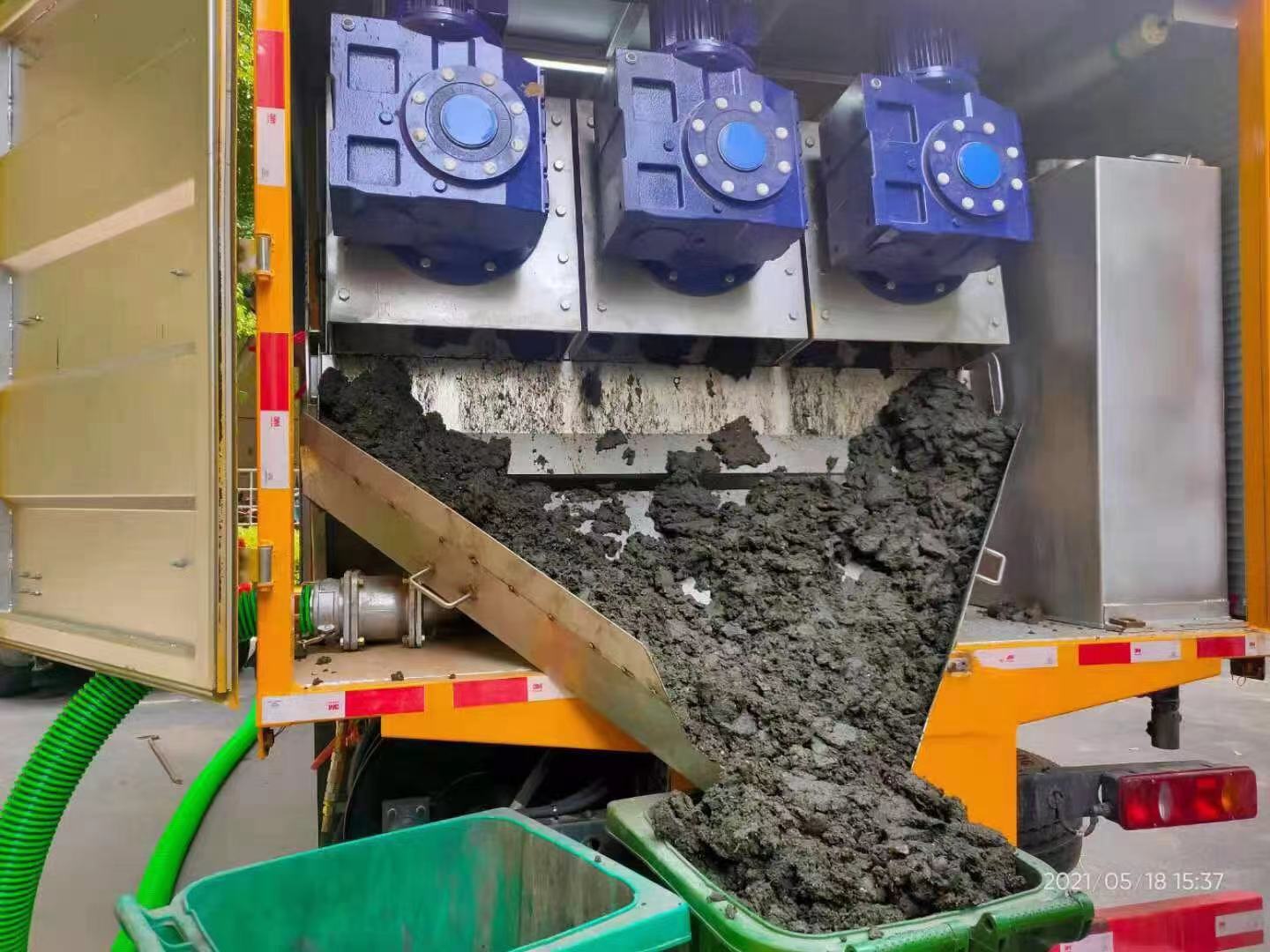 港闸化粪池清掏城市维护站-泥浆净化干湿分离处理